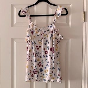 Adorable floral tank top